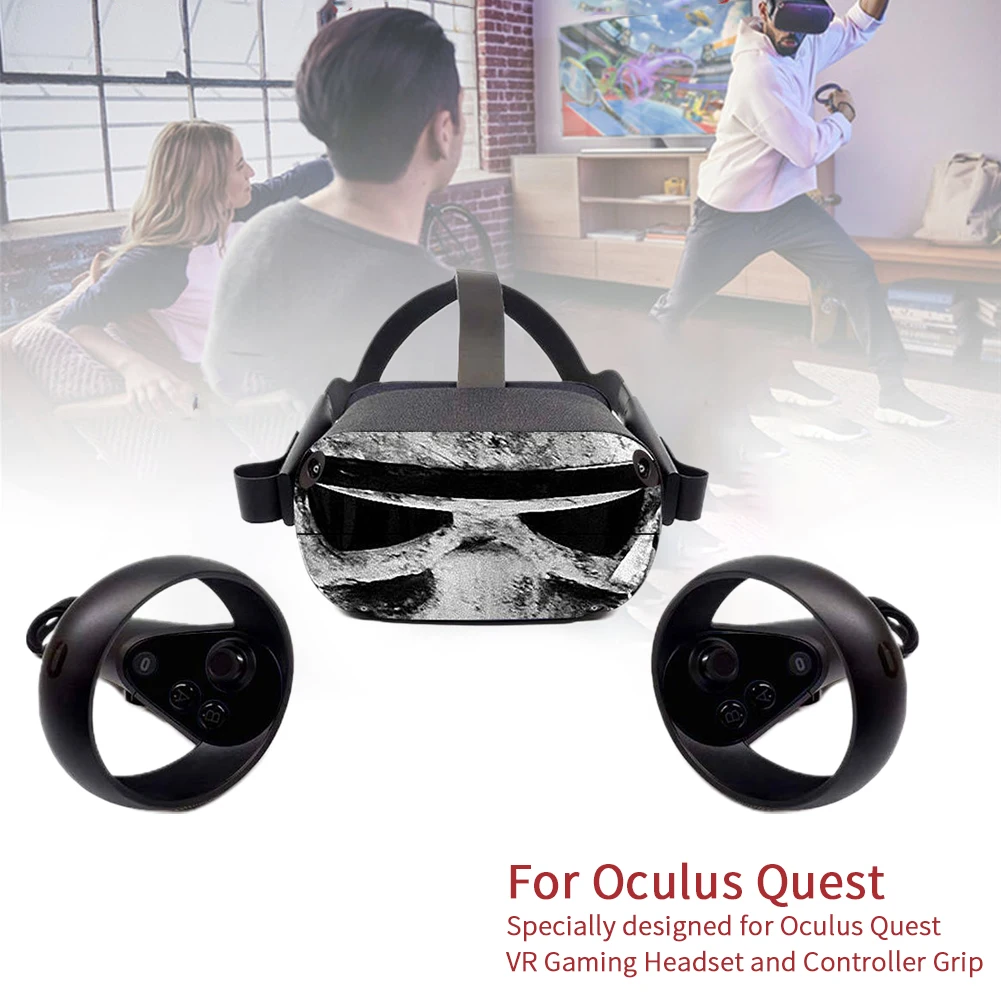

Skin Decals Accessories PVC Anti Scratch VR Headset Sticker Easy Apply Removable Decorative Durable Wrap Cover For Quest