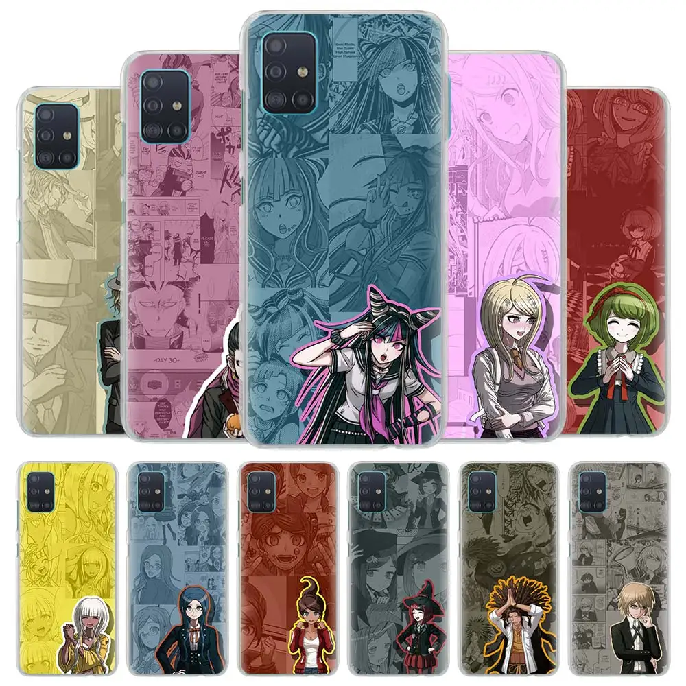 Аниме Чехол Danganronpa для телефона Samsung Galaxy A51 A71 A21s A31 A41 A11 A91 A21 A01 A12 A02s Жесткий из