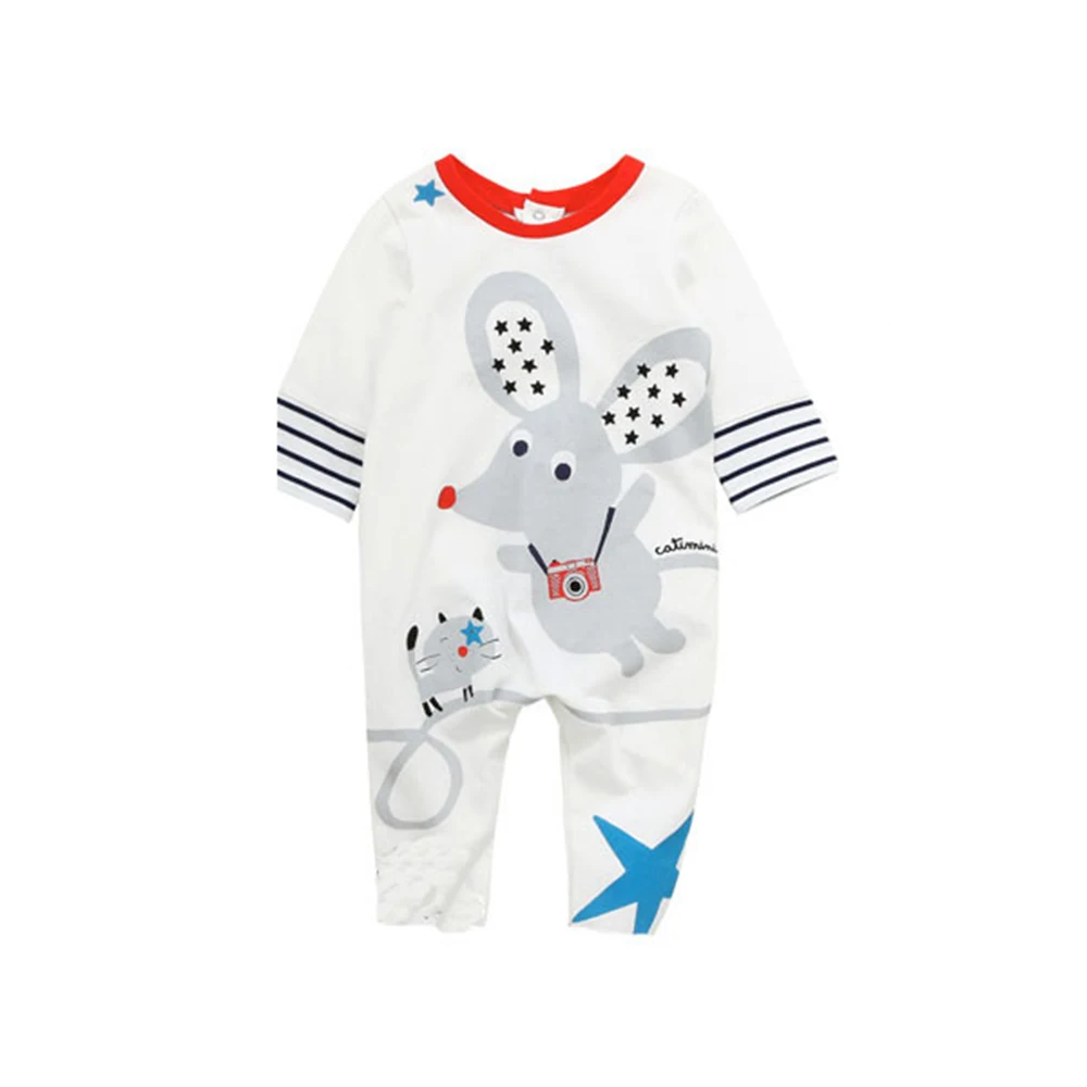 Комбинезоны для новорожденных Сезон весна-осень Тканевый комбинезон маленьких