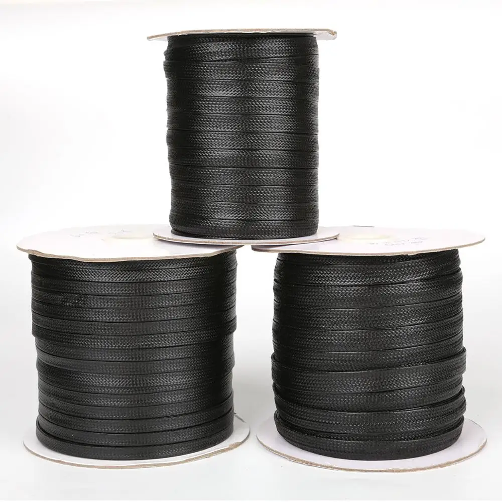 Вощеный хлопковый шнур нейлоновый плоский кожаный нить веревка для ожерелья