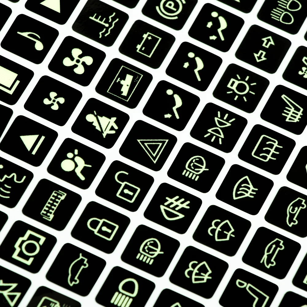 Автомобильная светящаяся многофункциональная наклейка на кнопку для Hyundai i30 ix35