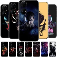 movie marvel venom phone case for huawei p50 p40 p30 p20 10 9 8 lite e pro plus black etui coque painting hoesjes comic fas
