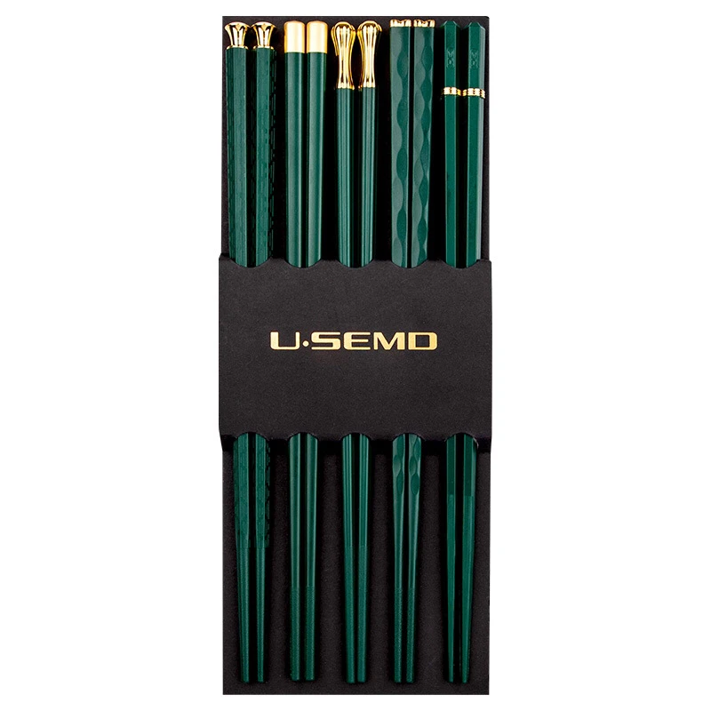 

5Pairs/Set High Quality Non-Slip Chopsticks Home Hotel Restaurant Portable Healthy Food Stick for Sushi Chopstic
