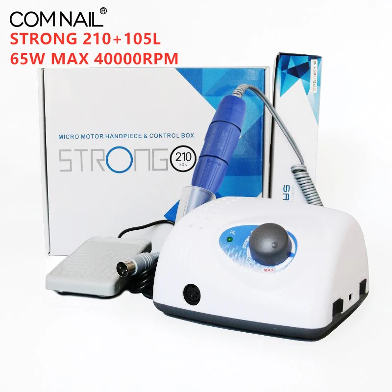 Мощный 210 модель 105л 65 Вт 35000 об/мин Электрический сверлильный станок для маникюра