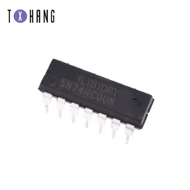 10 шт./лот Новый 74HC00 74HC00N SN74HC00N логическая IC DIP-14