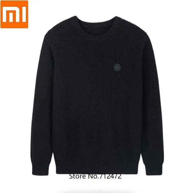 Винтажный хлопковый свободный свитер MITOWNLIFE удобные кожаные осенне зимние