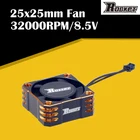 Вентилятор охлаждения Rocket 25x25 мм, 32000 обмин8,5 в, металлический, турбо регулятор, отвод тепла для автомобиля Hobbywing 110, TS120, TS160, TS120V2, TS160V2, RC