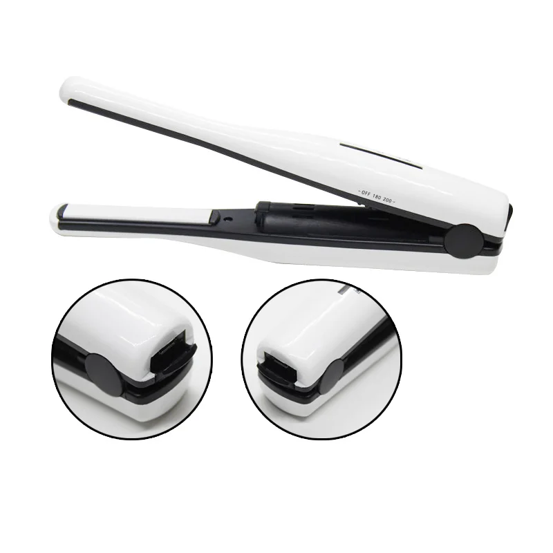 Мини выпрямление и завивка волос 2 в 1 плоский утюг Usb зарядка Беспроводная