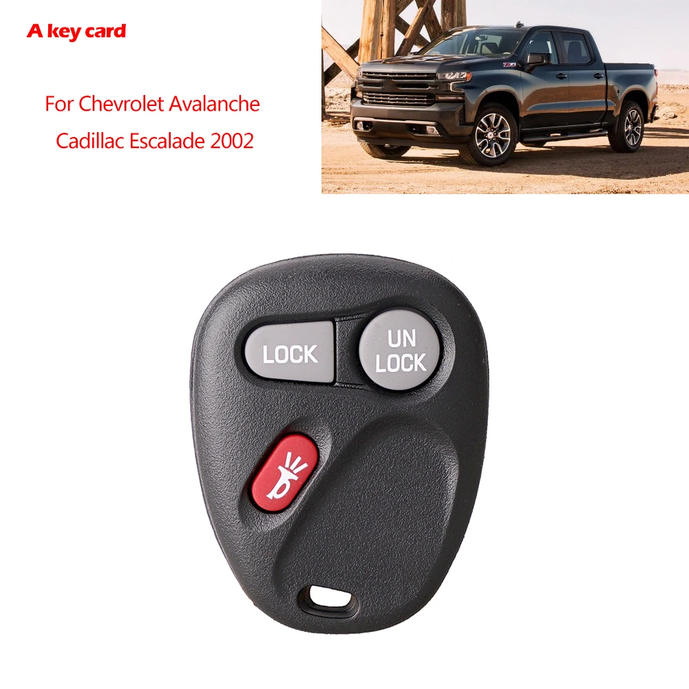 

1pc Keyless Entry Remote Key Fob For Silverado Suburban S10 Yukon 15042968 Car Key Bag Key Holder Key Organizer