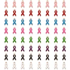 30 комплектовпартия, розовыйфиолетовыйкрасный лента Подвески Рак молочной железы подвески для самостоятельного изготовления ювелирных изделий Аксессуары