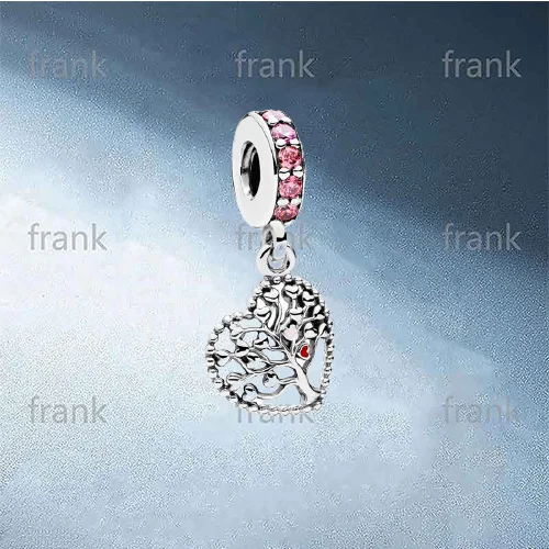 

Pure Silver 925 Pink Heart-shaped Love Tree Exquisite Mini Freehand Heart-shaped Pendant 796592CZSMX