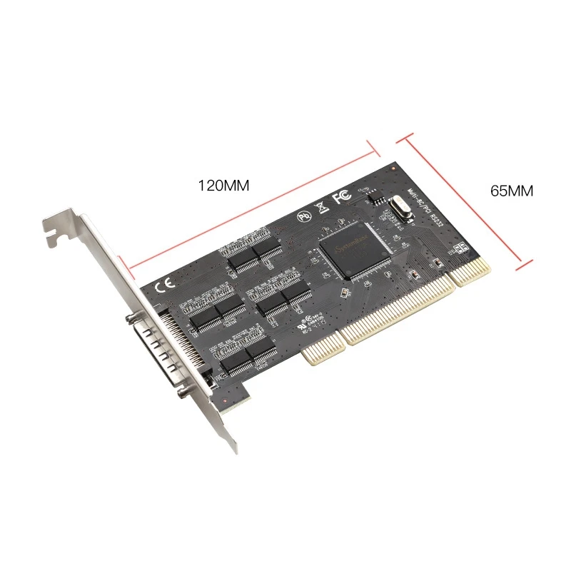 8 портов PCI Express RS 232 Серийный адаптер удлинитель COM DB9 контроллер с портовым