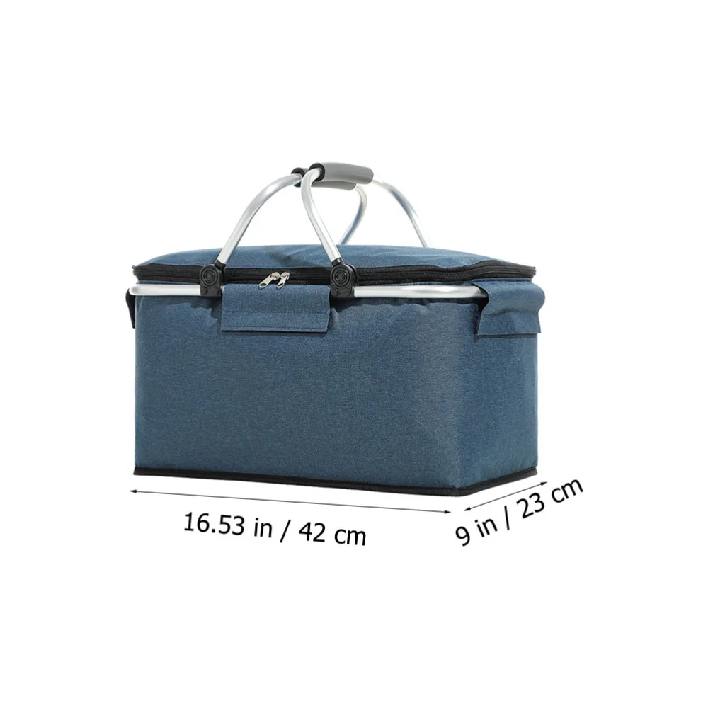 

1Pc Collapsible Cooler Bag Insulated Practical Outdoor Picnic Camping Bag