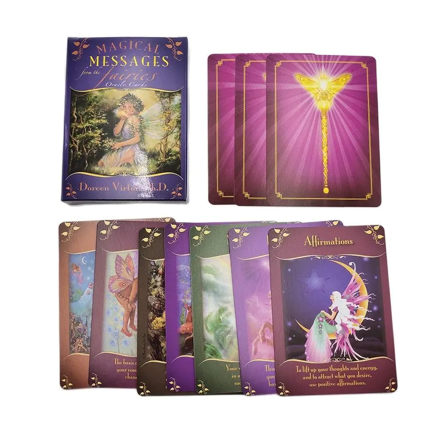Волшебные сообщения от феи карты формата Оракл 44 судьба гадания Карта Таро для