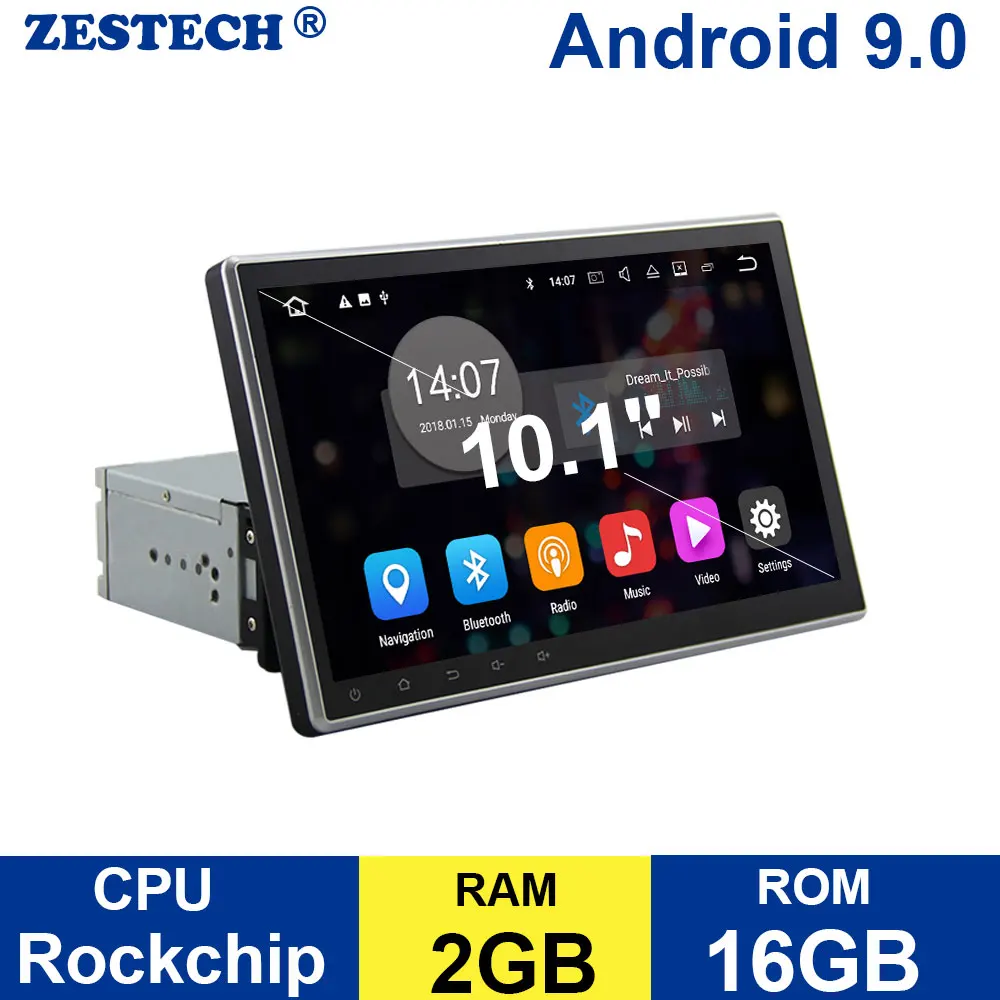 ZESTECH 1 din 10 &quotAndroid 9 0 DVD GPS навигация Автомобильное универсальное радио для nissan kia