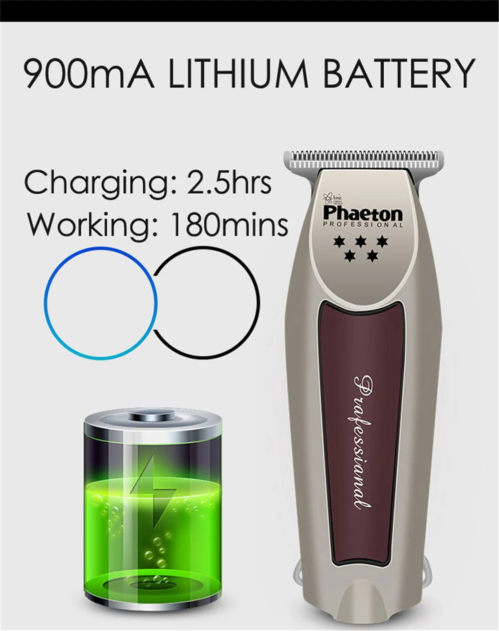 Профессиональная прецизионная машинка для стрижки волос электрический триммер
