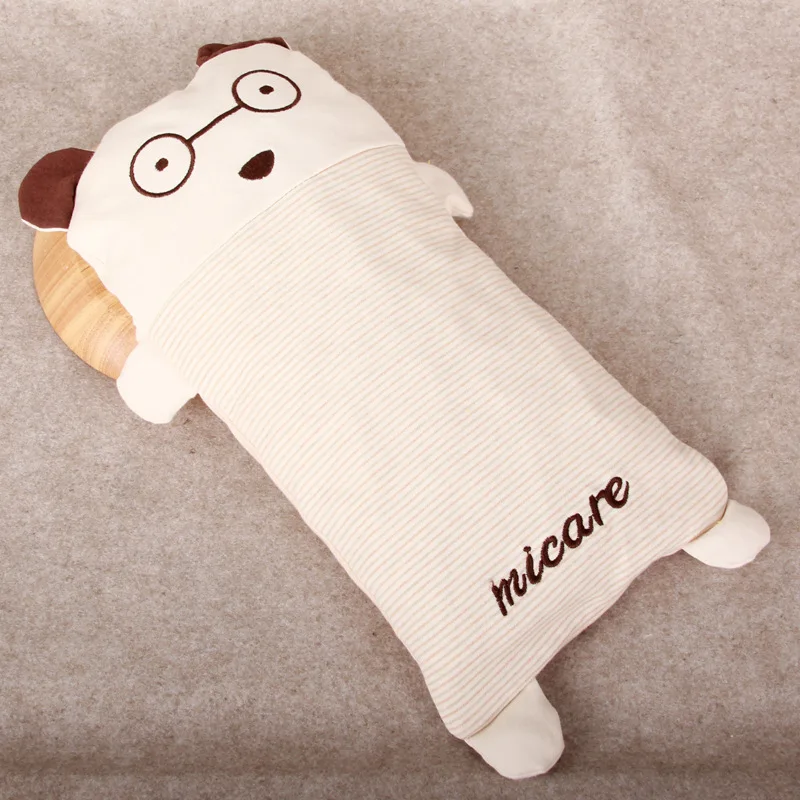 Детская подушка из хлопка и гречихи с защитой от плоскости|Подушка| |