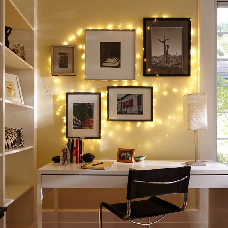 Светодиодный светильник 5 м 10 в пост. Тока 8 режимов USB пульт дистанционного