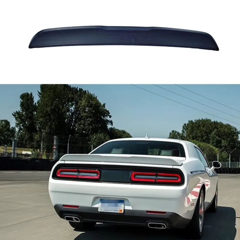 For Dodge Challenger 2011+ high quality ABS Plastic Unpainted Color Rear Spoiler Wing Trunk Lid Cover Car Styling
