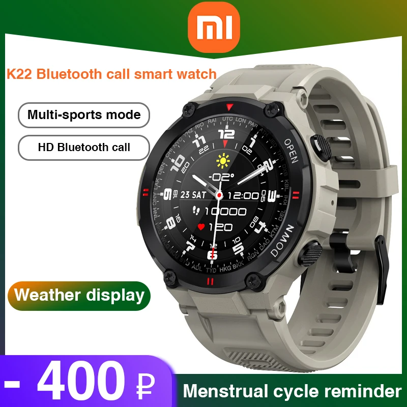 Xiaomi Youpin 2021 new smart watch bluetooth call full color screen step counter remote camera multi-sports mode male | Электроника