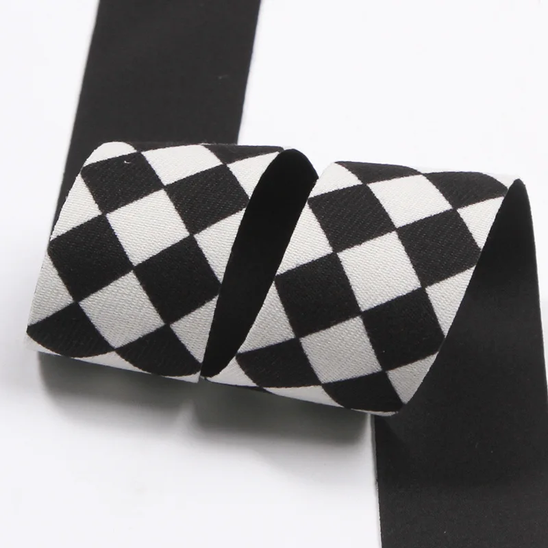 Клетчатая лента рулон бантов аксессуары для изготовления 40 мм 25 15 оптовая