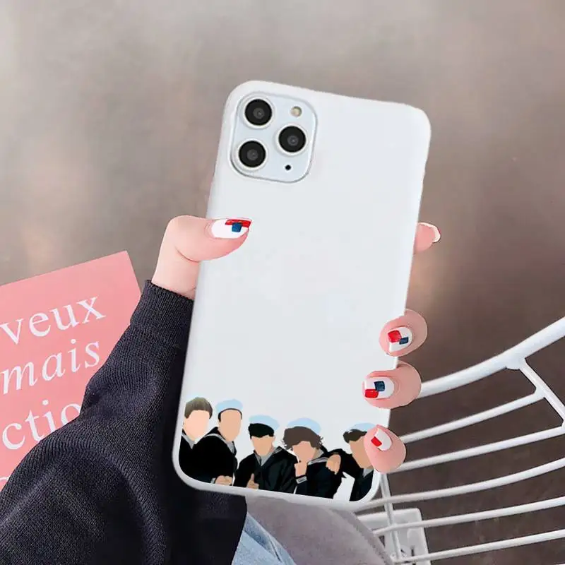 

One Direction Louis Tomlinson Phone Case White Candy Color for iPhone 6 7 8 11 12 s mini pro X XS XR MAX Plus