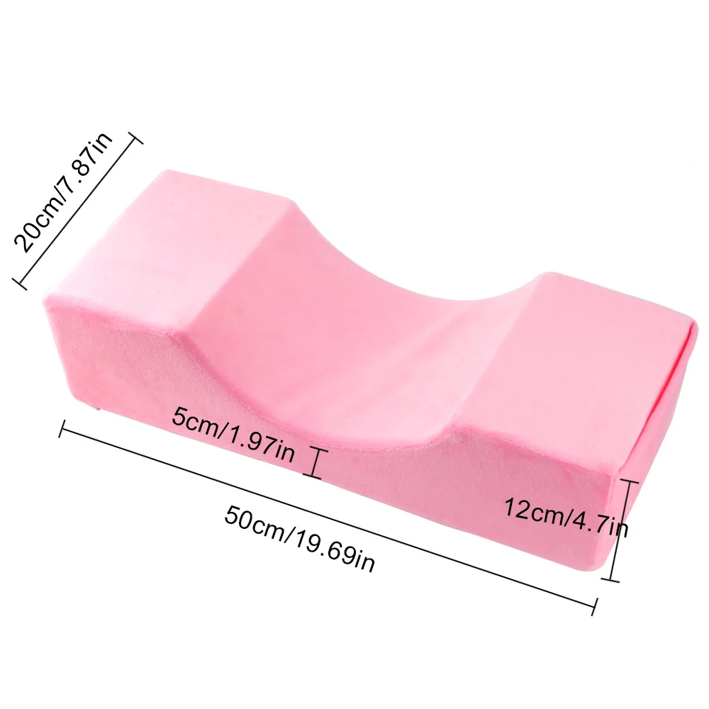 

Professional brushed pillow frame eyebrow extension pillow soft grafting eyebrow makeup salon memory foam neck support cushion
