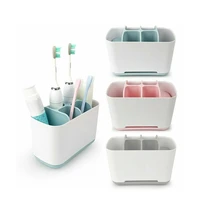 1pcs toothbrush toothpaste holder electric toothbrush holder case shaving makeup brush organizer stand bathroom accessories box