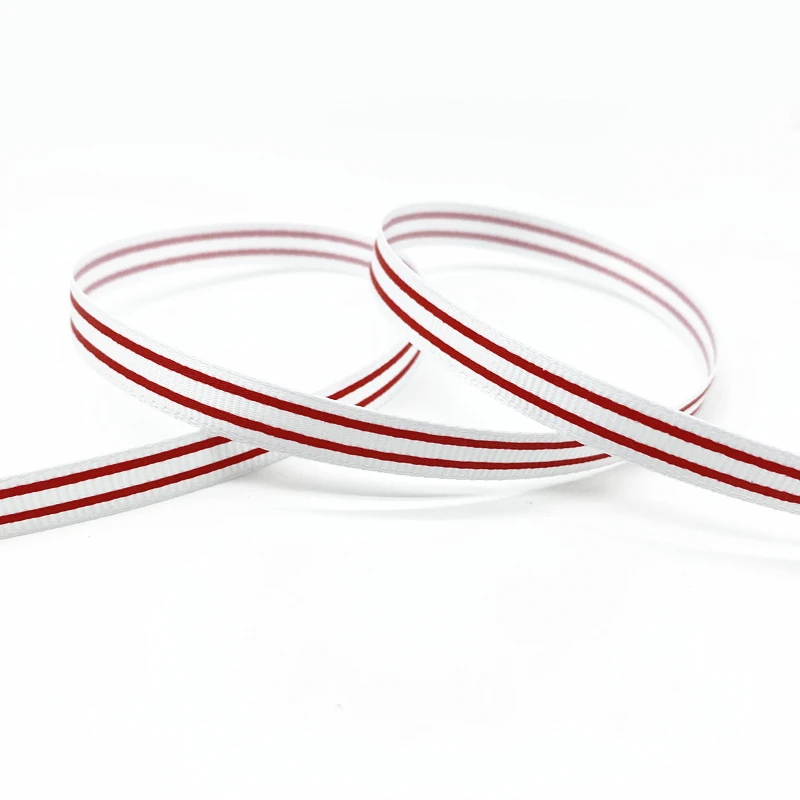 5 ярдов 10 мм печатные полосы корсажная лента для упаковки подарков Свадебные