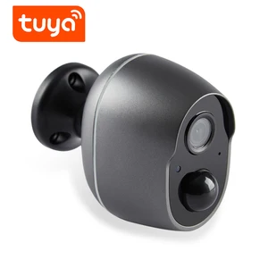 qzt tuya smart battery camera ip wifi wireless home security camera outdoor waterproof cctv camera video surveillance hd 1080p free global shipping