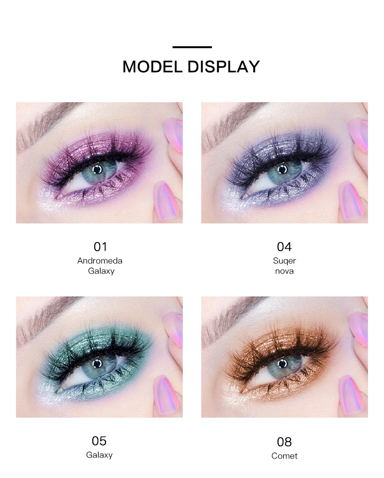 18 цветов матовое стекло с перламутровым эффектом палитра теней для век Меркурий