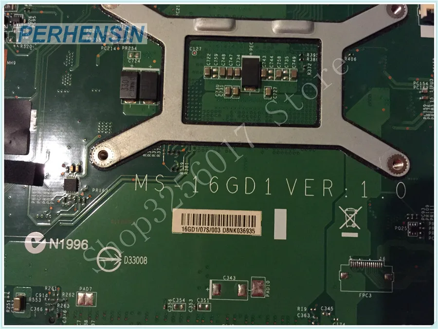  For MSI CX61 laptop motherboard MS-16GD1 MS16GD1 M14-GE-S-A2 100% WORK PERFECTLY | Laptop Repair Components