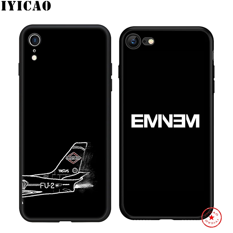 IYICAO Eminem 8 Mile Rap God мягкий чехол для телефона iPhone 11 Pro XR X XS Max 6 6S 7 Plus 5 5S SE силиконовый TPU