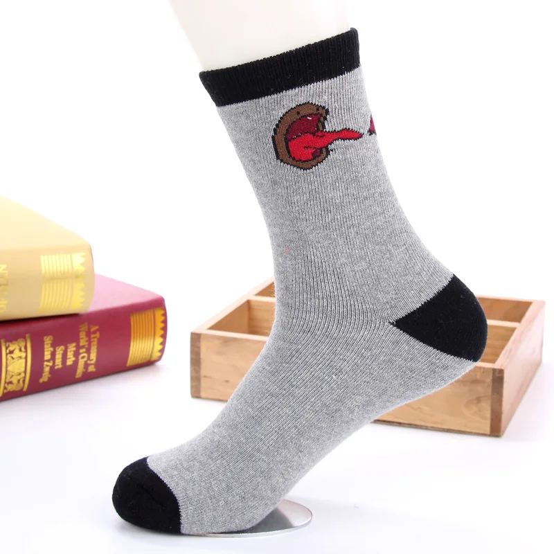 Happy Compression Tongue Crew Socks мужские хлопковые теплые корейские забавные носки, новинка, уличная одежда, мужской носок, Harajuku, Повседневная мода, Calcetines