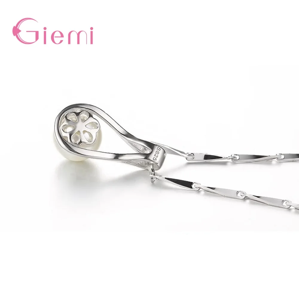 Женские серьги-цепочки из серебра 925 пробы с жемчугом | Украшения и аксессуары