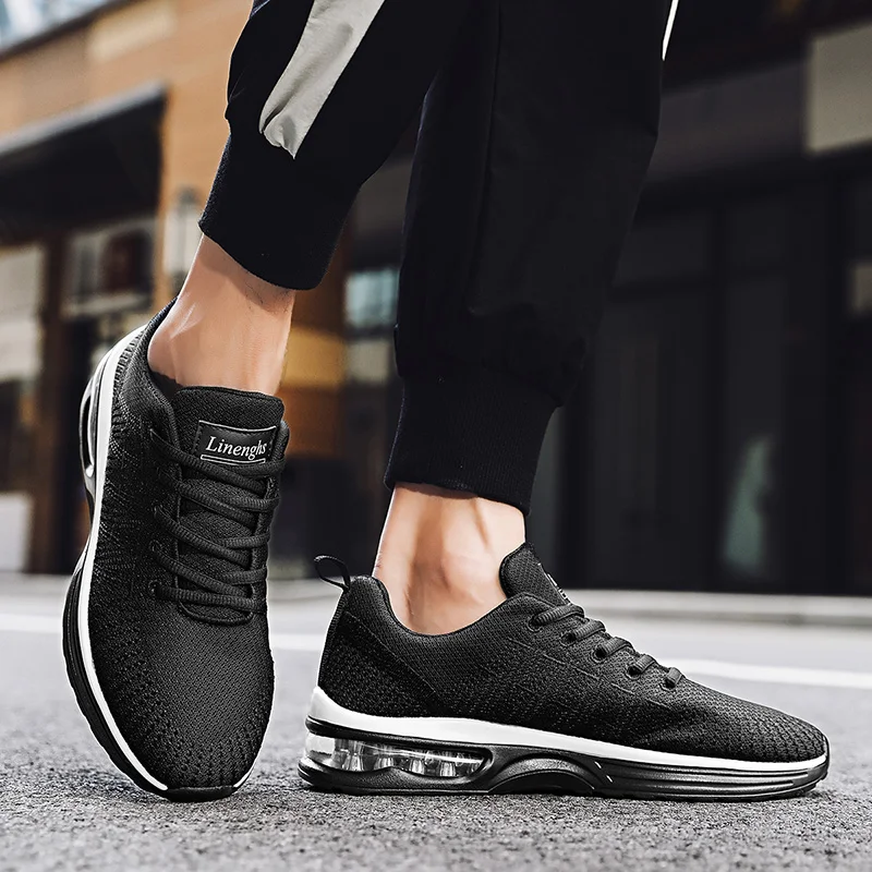 

Abhoth 2020 Men Shoes Spring Summer Casual Mesh Shoes for Men Lace-Up Flats Mens Sneakers Walking Air Cushion Shoes Big Size 47