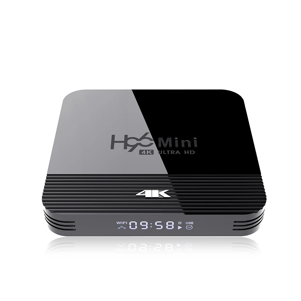 H96 мини H8 ТВ приставка Android 9 0 2G ram + 16G rom 4K коробка H.265 медиаплеер HDMI FUII 3D домашний