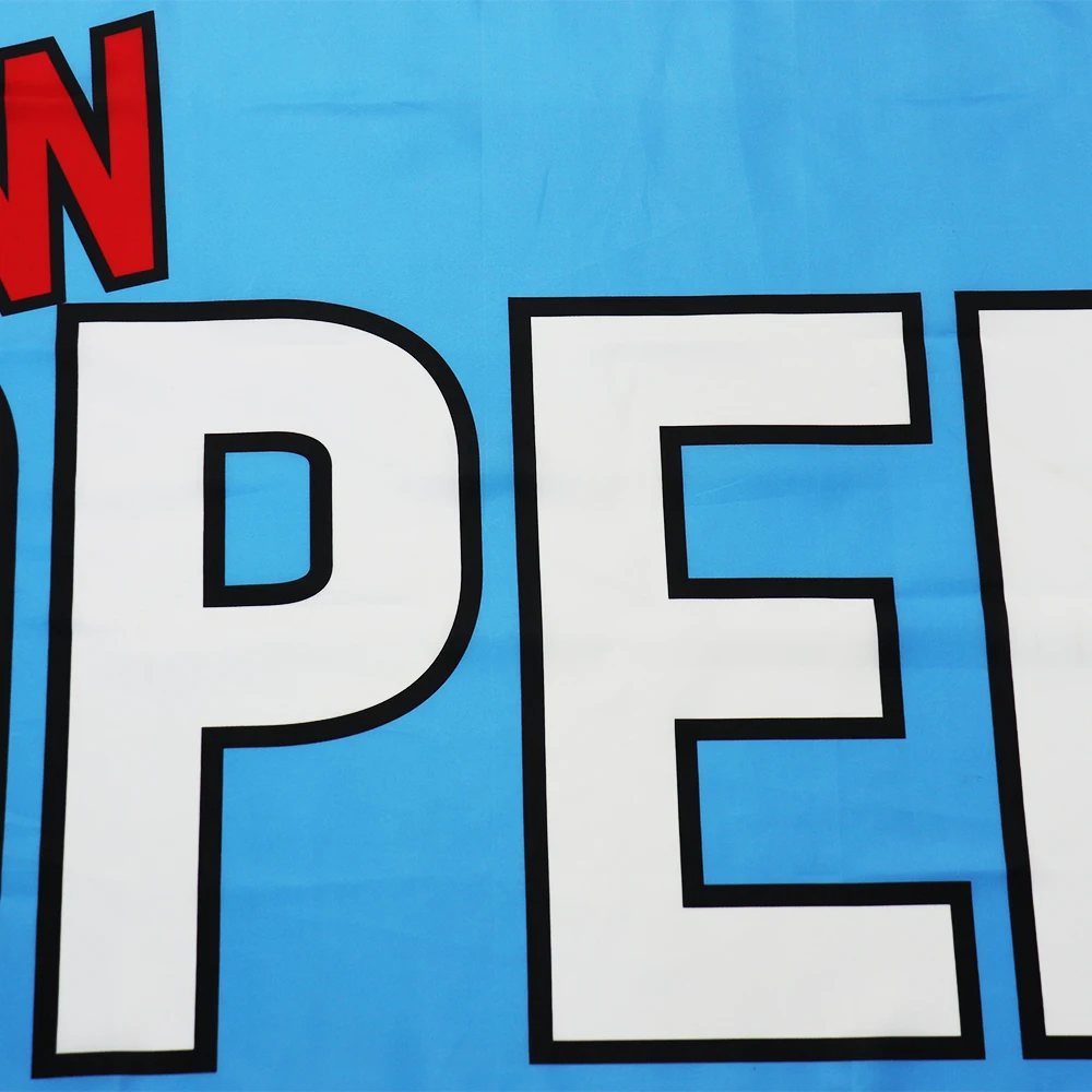 Теперь открытый флаг для бизнеса 90x150 см | Дом и сад