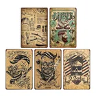 Парикмахерская жестяная вывеска винтажный металлический постер кафе Плакат Бар табличка для бара украшения тарелки в стиле ретро парикмахерское Настенный декор 20x30cm