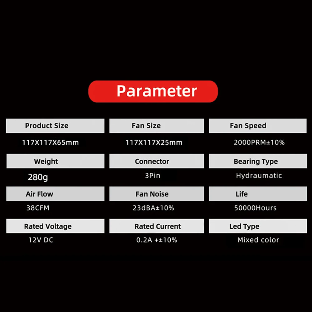 Кулер для процессора 3pin радиатор 90 мм вентилятор со светодиодной RGB подсветкой