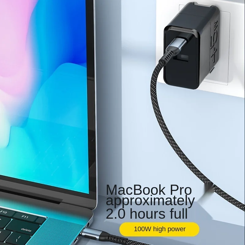 

PD fast charging 100W data cable braid C-C is applicable to Huawei super fast charging millet / notebook 100W fast charging