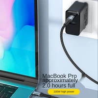 pd fast charging 100w data cable braid c c is applicable to huawei super fast charging millet notebook 100w fast charging