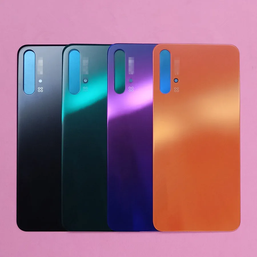 

Чехол Nova5T для Huawei Nova 5T, задняя крышка аккумулятора, ремонт, замена заднего корпуса дверного телефона + наклейка с логотипом