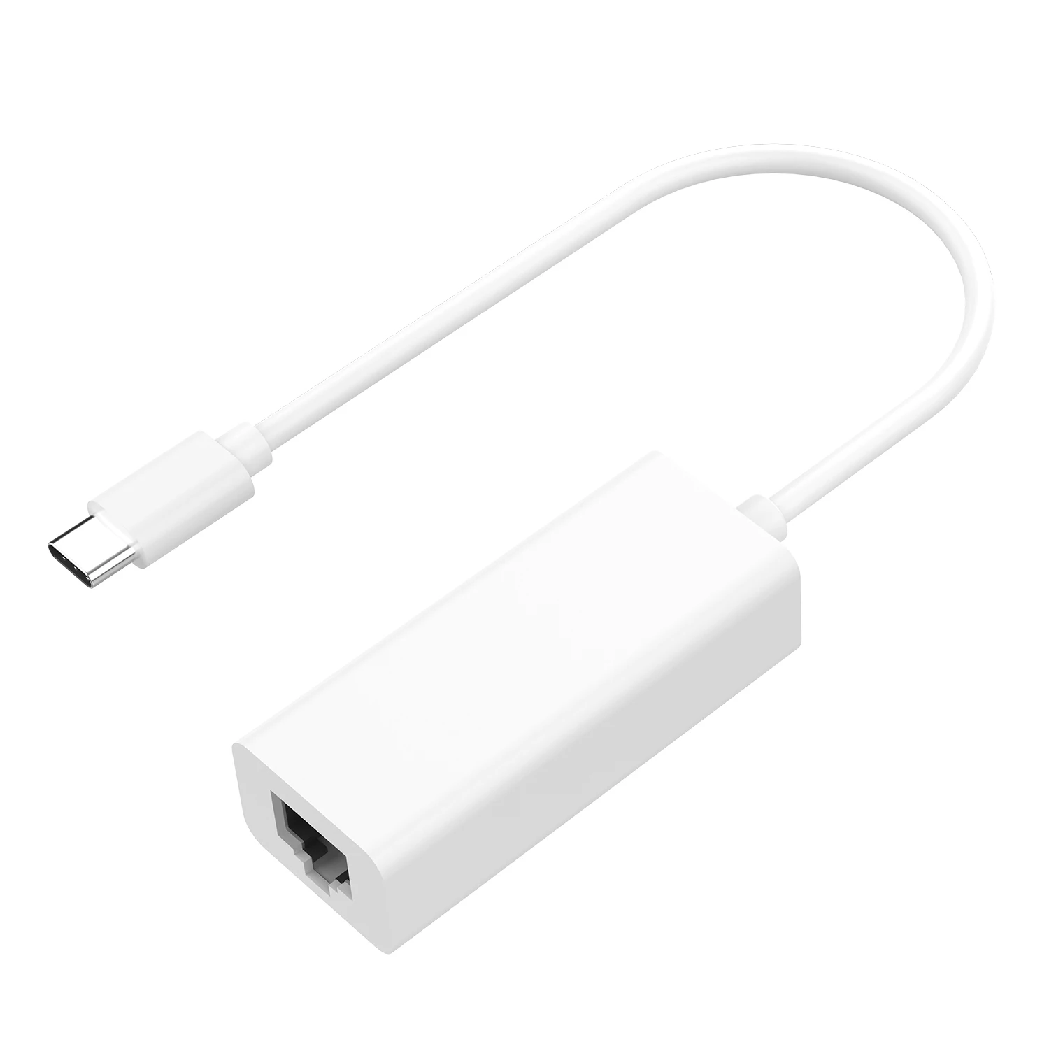 Адаптер USB C к RJ45 LAN для ноутбука Ethernet Док станция Сетевой удлинитель совместимый с