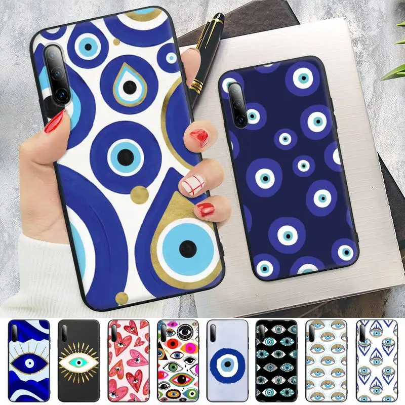 

Nazar Boncuğu Evil Eye Phone Case For Samsung Galaxy S9 S10 S20 S21 S30 Plus Ultra S10e S7 S8 Silicone Cover