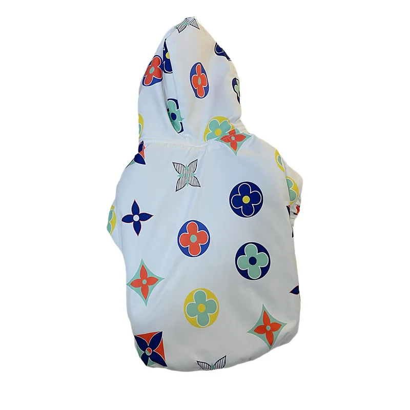 

Dog autumn and winter new thick waterproof cotton coat pet trendy brand clothing law fight Corgi Schnauzer Teddy