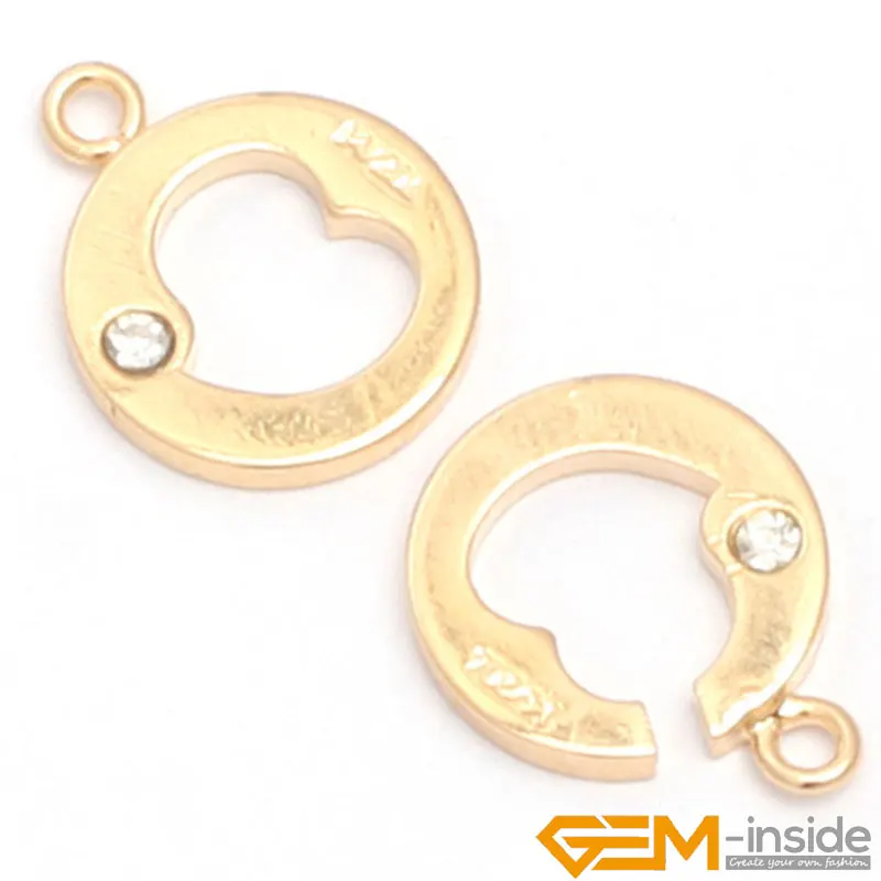 Застежка: позолоченный кристалл 14 карат инкрустированная застежка для ювелирных