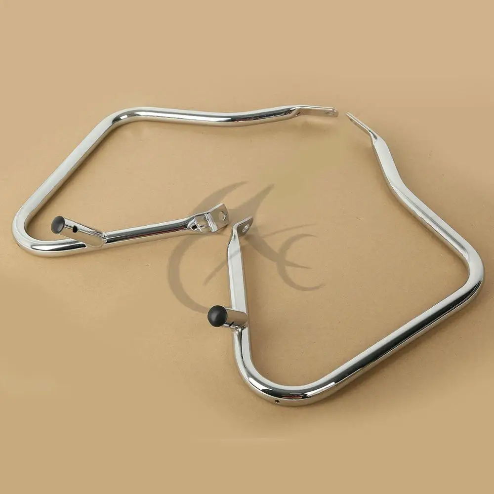 Стальные седельные сумки для мотоцикла 7/8 дюйма 22 мм защитный Кронштейн Harley Touring