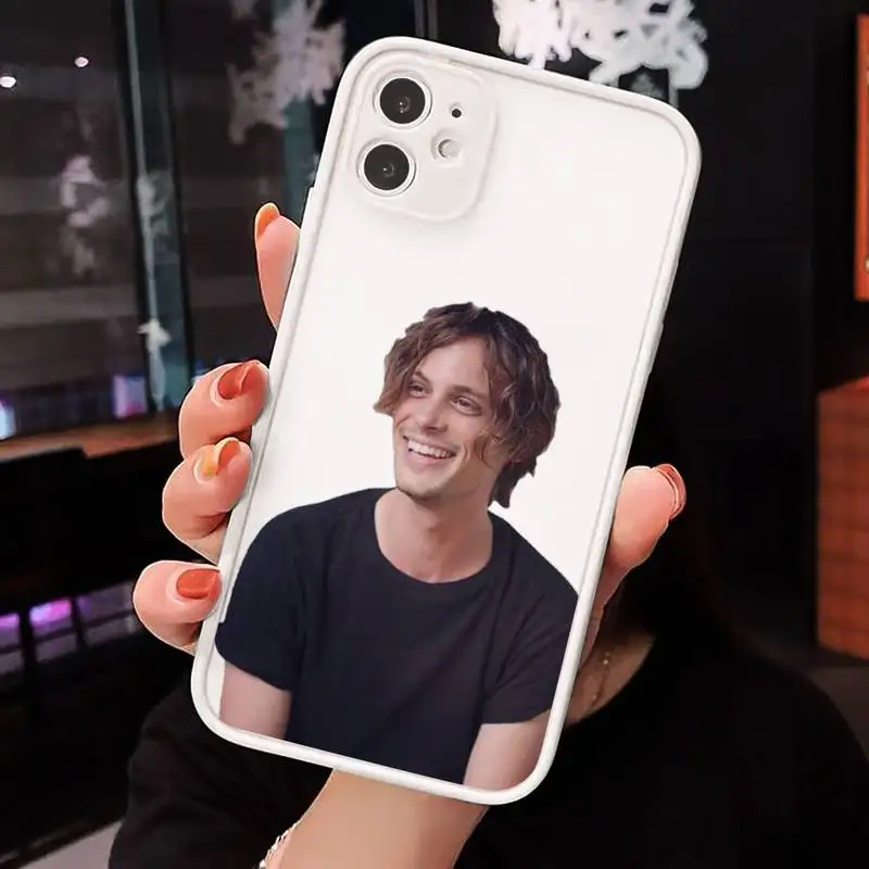 

Matthew Gray Gubler funny art Phone Cases matte transparent For iphone 7 8 11 12 plus mini x xs xr pro max cover
