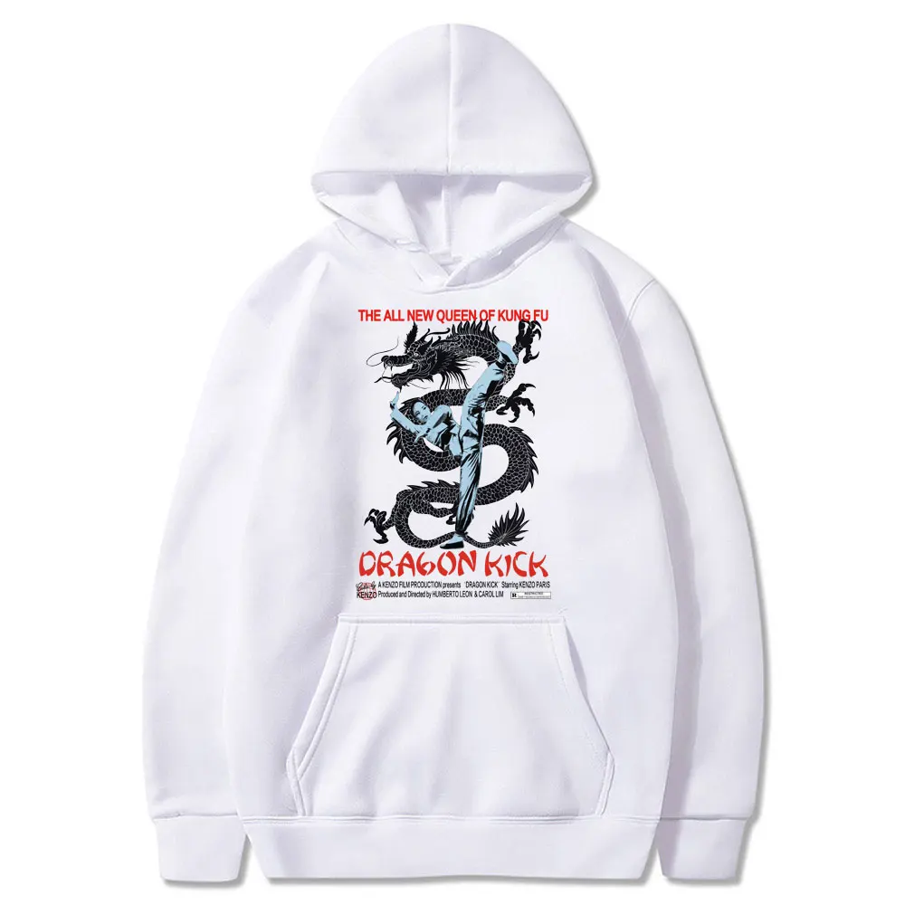 

Women Hoodies Unisex Dragon Print Harajuku Vintage Funny Chinese Dragon Print Men's Hoodie Male Streetwear Black Coat Sweatshirt
